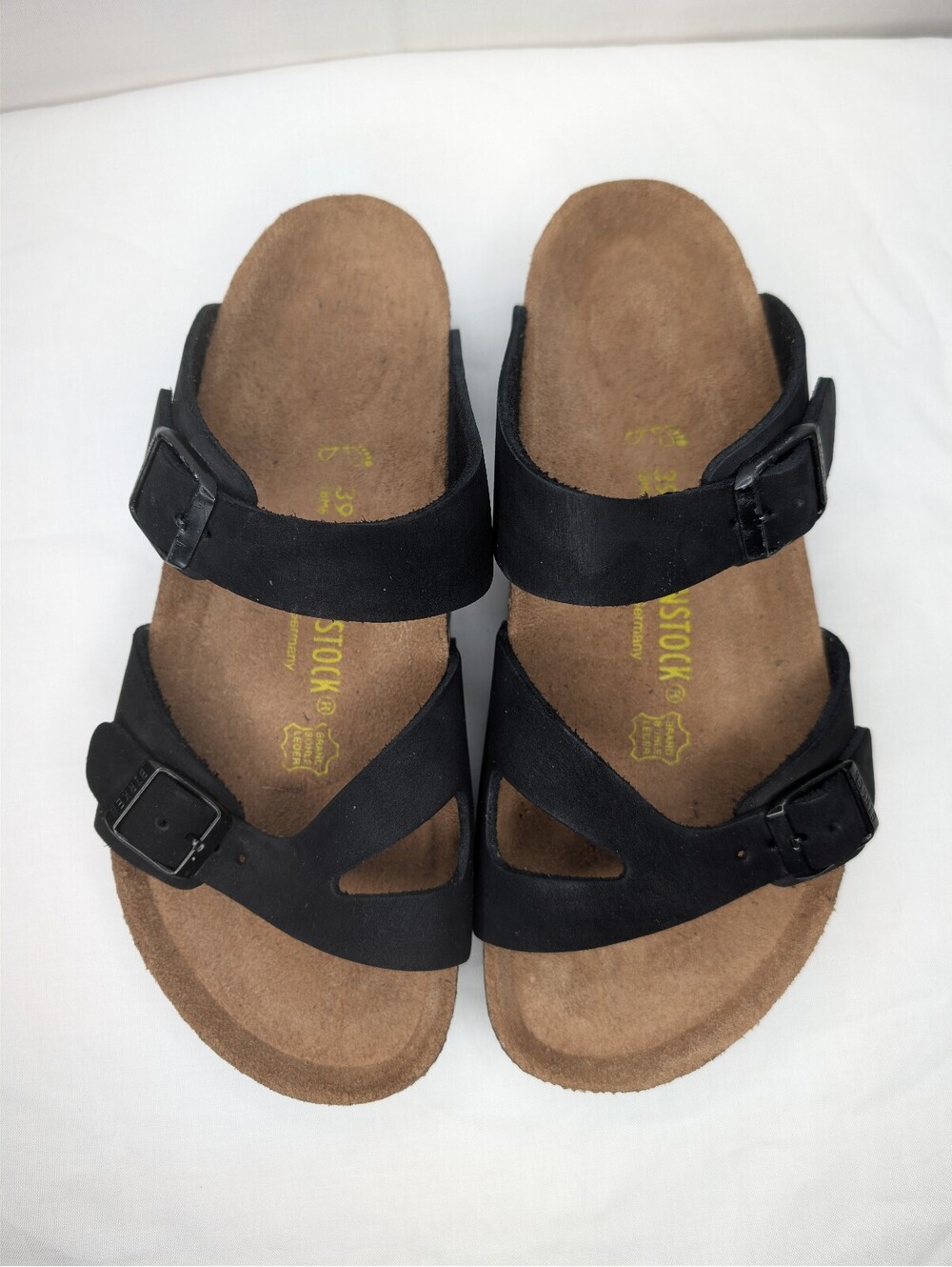 black Birkenstock Salina sandals 39EU 8-8.5US